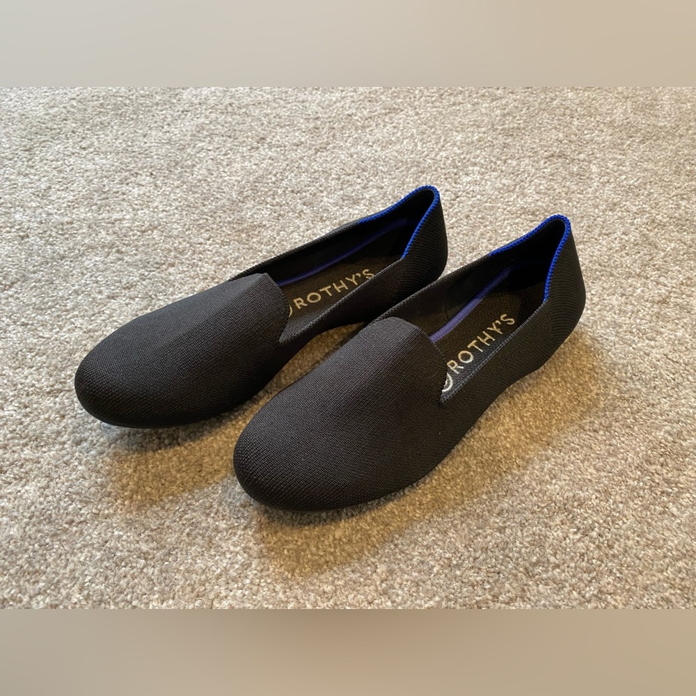 Rothy’s Loafer Slip-On Black Size 8.5 - Like New